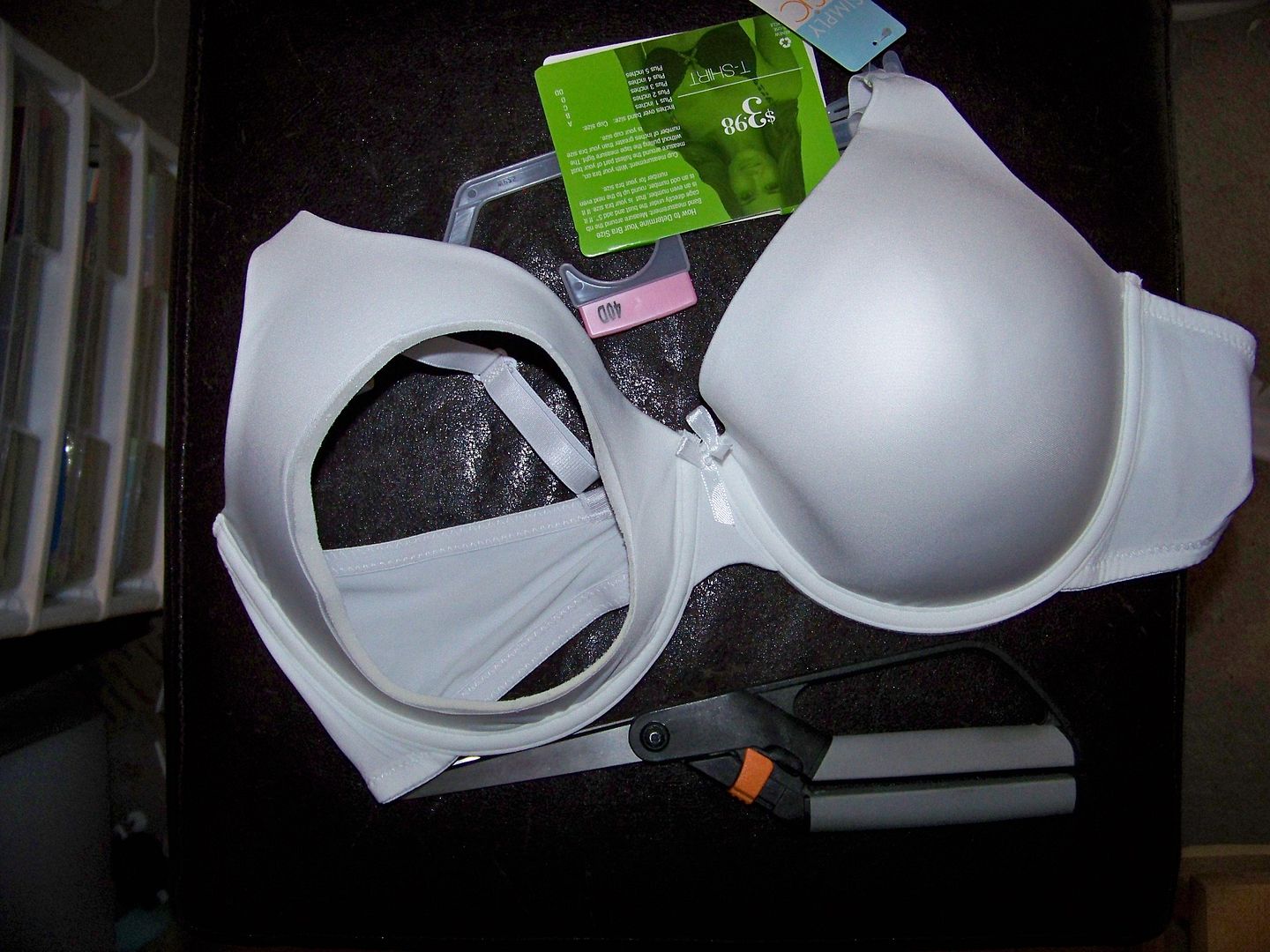 With Glittering Eyes Decorated Bras for Breast Cancer Awareness